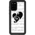 BW Musical Notes Galaxy S20 Plus Waterproof Case