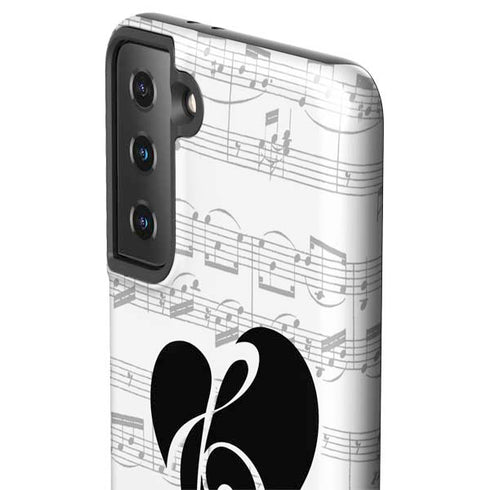 BW Musical Notes Galaxy S21 Plus 5G Pro Case