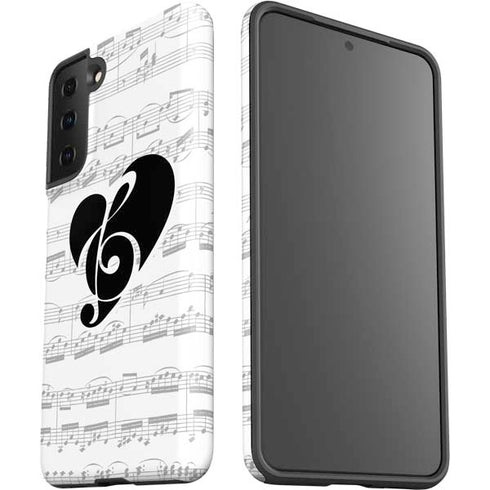 BW Musical Notes Galaxy S21 Plus 5G Pro Case
