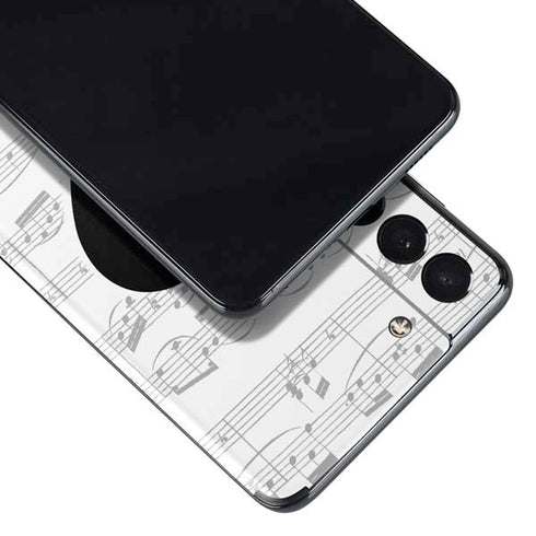 BW Musical Notes Galaxy S21 Plus 5G Skin