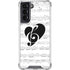 BW Musical Notes Galaxy S22 Clear Case