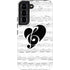 BW Musical Notes Galaxy S22 Pro Case