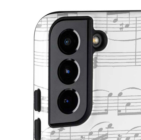 BW Musical Notes Galaxy S22 Pro Case