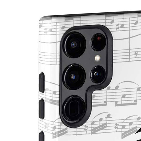 BW Musical Notes Galaxy S22 Ultra Pro Case