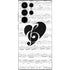 BW Musical Notes Galaxy S22 Ultra Skin