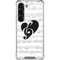 BW Musical Notes Galaxy S23 Clear Case