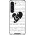 BW Musical Notes Galaxy S23 Clear Case