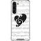 BW Musical Notes Galaxy S23 Plus Clear Case