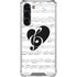 BW Musical Notes Galaxy S23 Plus Clear Case