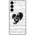 BW Musical Notes Galaxy S23 Plus Skin