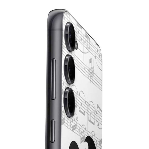 BW Musical Notes Galaxy S23 Plus Skin