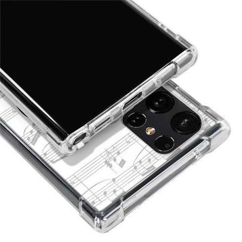 BW Musical Notes Galaxy S24 Ultra Clear Case