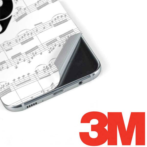 BW Musical Notes Galaxy S8 Skin