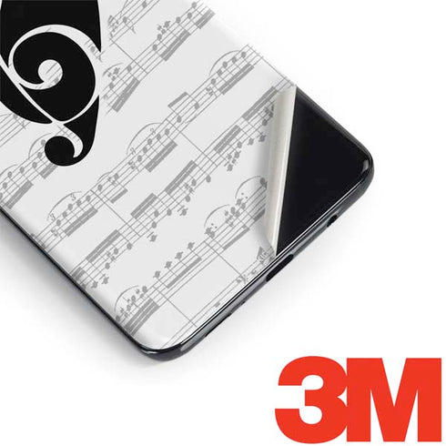 BW Musical Notes Galaxy S9 Plus Skin