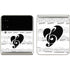 BW Musical Notes Galaxy Z Flip3 5G Skin