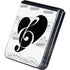 BW Musical Notes Galaxy Z Flip5 5G Skin