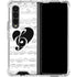 BW Musical Notes Galaxy Z Fold4 5G Clear Case
