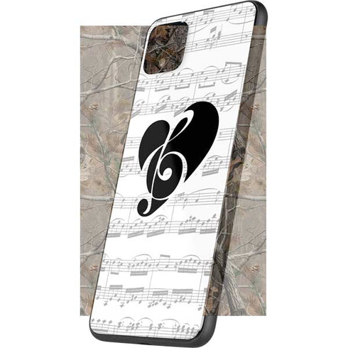 BW Musical Notes Google Pixel 4 XL Skin