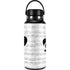 BW Musical Notes Hydro Flask 32oz Wide Mouth Skin