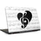 BW Musical Notes Dell Inspiron Skin