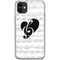 BW Musical Notes iPhone 11 Clear Case