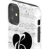 BW Musical Notes iPhone 11 Impact Case