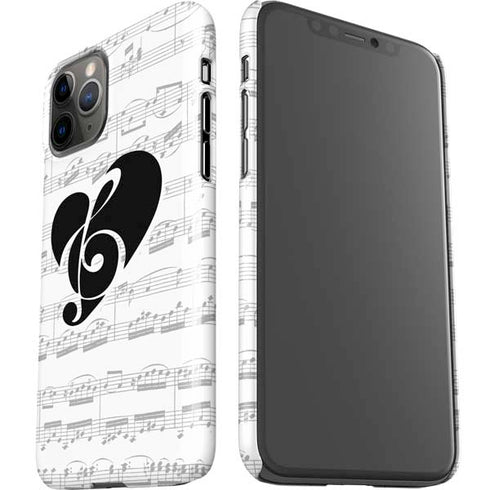 BW Musical Notes iPhone 11 Pro Lite Case