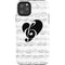 BW Musical Notes iPhone 11 Pro Max Impact Case