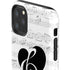 BW Musical Notes iPhone 11 Pro Max Impact Case