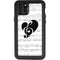 BW Musical Notes iPhone 11 Pro Max Waterproof Case