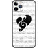 BW Musical Notes iPhone 11 Pro Skin