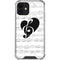 BW Musical Notes iPhone 12 Clear Case