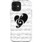 BW Musical Notes iPhone 12 Impact Case