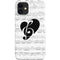 BW Musical Notes iPhone 12 Mini Lite Case