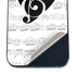 BW Musical Notes iPhone 12 Mini Skin