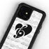 BW Musical Notes iPhone 12 Mini Waterproof Case