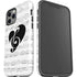 BW Musical Notes iPhone 12 Pro Impact Case