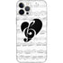 BW Musical Notes iPhone 12 Pro Max Skin