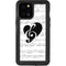 BW Musical Notes iPhone 12 Pro Max Waterproof Case