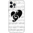 BW Musical Notes iPhone 12 Pro Skin
