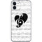 BW Musical Notes iPhone 12 Skin
