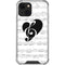 BW Musical Notes iPhone 13 Clear Case