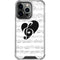 BW Musical Notes iPhone 13 Pro Clear Case