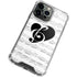 BW Musical Notes iPhone 13 Pro Max Clear Case