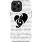 BW Musical Notes iPhone 13 Pro Max Impact Case