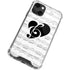 BW Musical Notes iPhone 14 Plus Clear Case