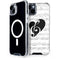 BW Musical Notes iPhone 15 Plus MagSafe Case