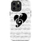 BW Musical Notes iPhone 15 Pro Max Impact Case