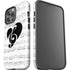 BW Musical Notes iPhone 15 Pro Max Impact Case