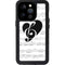 BW Musical Notes iPhone 14 Pro Waterproof Case